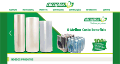 Desktop Screenshot of alcaplas.com.br